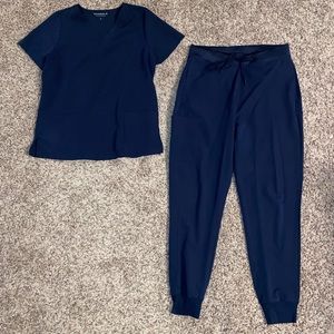 Navy Mandala scrubs